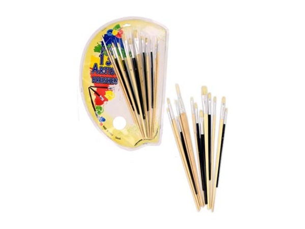 13 Piece artist brush set