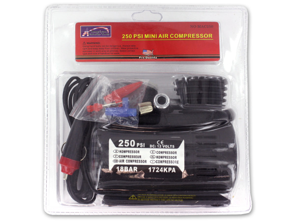 Miniature air compressor (250 PSI)