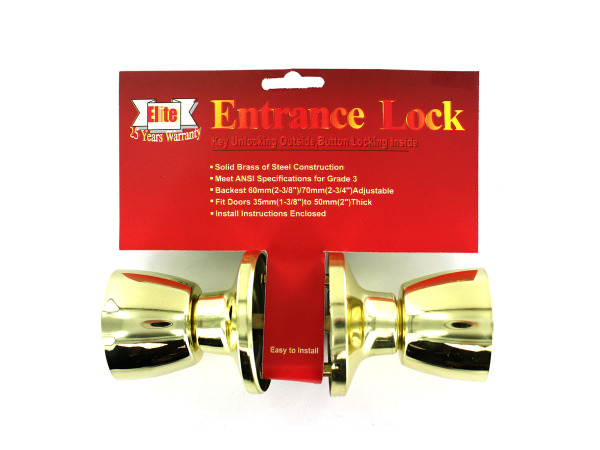 Door knobs and locks with keys