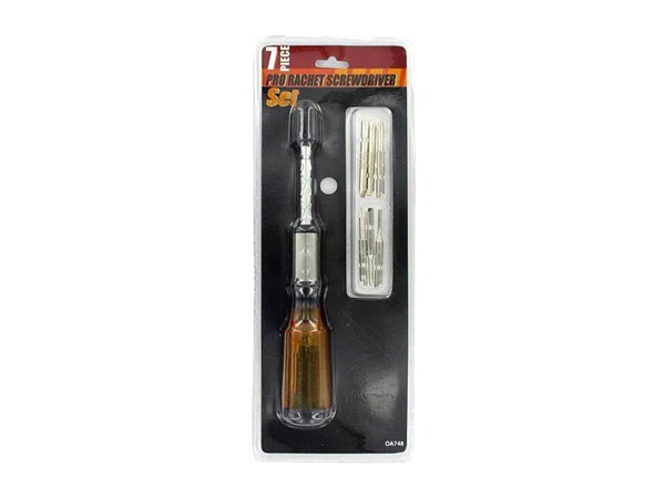 Professional ratchet screwdriver set