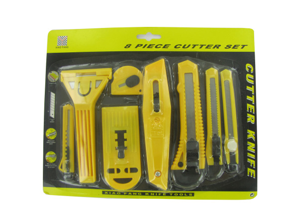 8 Pack Utility Knife Set