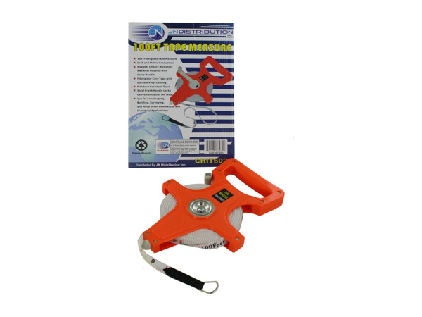100' tape measure with carry handle