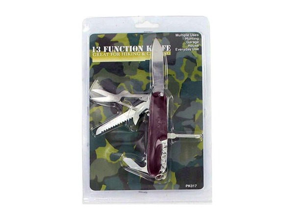 13 function hiking knife