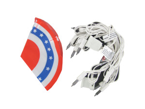 Patriotic Bunting Mini Light Set