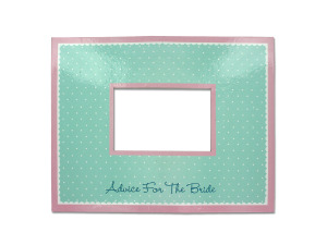Bridal Bliss Advice Mat Photo Frame