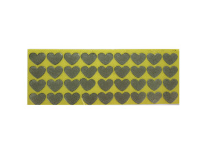 108 piece adhesive metal conversation hearts