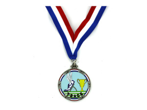 Personalized Enamel "Track" Medal