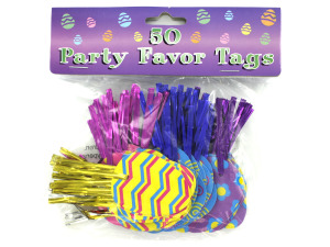 Easter egg party favor ties, pack of 50