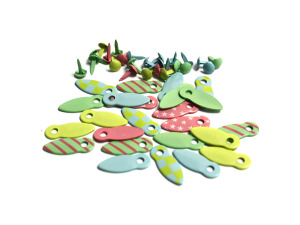 24 Pastel Frame Anchors With Brads