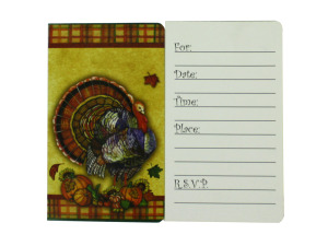 Elegant Turkey Invitations