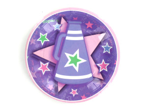 Cheerleader Dessert Plates