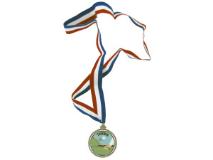 Personalized Enamel "Tennis" Medal