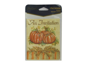 Harvest invitations, pack of 8