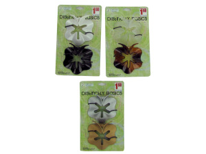 Hair pincher clips, pack of 2, assorted colors