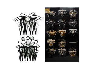15pc hair comb assortment