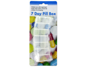 Weekly pill box