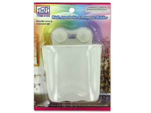 Wall mount toothbrush holder