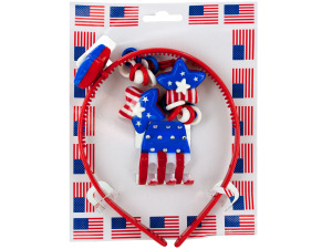 American Flag Hair Accessory Set