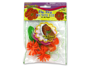 Flip flop flower kit
