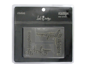 Clear acrylic stamp corners