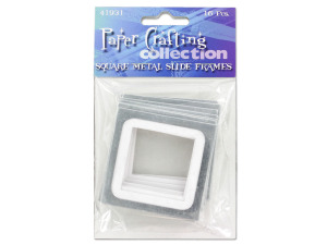 Sixteen Piece Square Metal Solid Frame