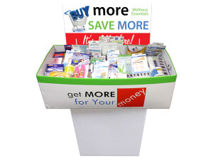 Wellness dump display