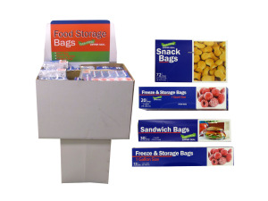 Sandwich and freezer bag display