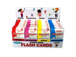 Jumbo Flash Cards 44 Per Countertop Display - PDQ