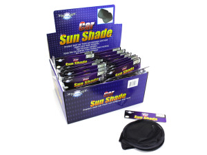 Car sun shade display