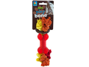 dog play bone