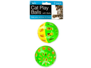 2 Pack cat play balls