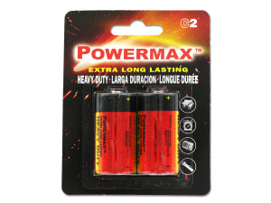 Heavy duty "C" batteries