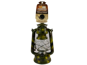 LED Camouflage Hurricane Lantern