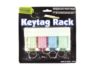 Key tag rack