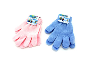 kids gloves assorted pink or blue
