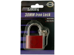 1pc red padlock