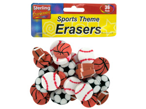 Sports shape erasers