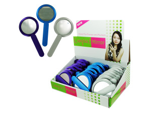 Compact mirror with handle display