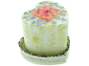 heart shape candle