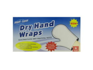 Dry dusting hand mitts, pack of 6