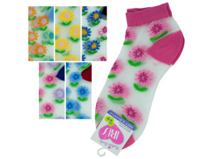 low cut flowers 6-8 socks