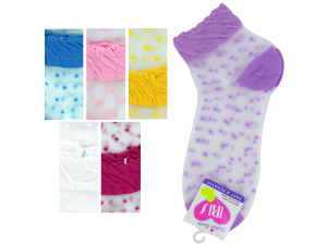 mid cut dots 6-8 socks