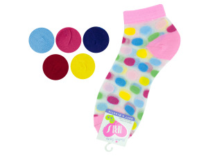 low cut dots 6-8 socks