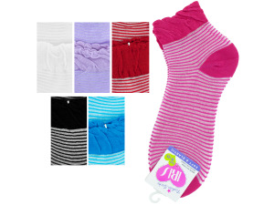 mid cut stripe 9-11 socks