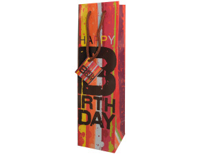 bday bottle gift bag