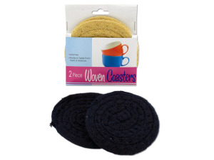 Woven coaster set