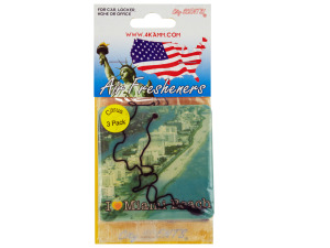 Miami air fresheners, pack of 3