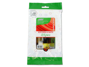 Kitchen and bath wipes