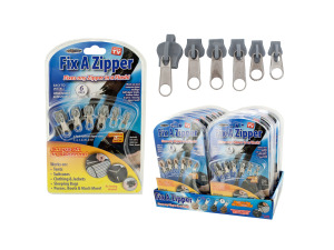 6 pk fix a zipper asst colors (12 packs per display)