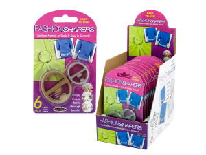 6 piece fashion shapers (12 packs per pdq)